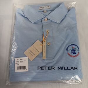 2025 US Sr Open Broadmoor GC Peter Millar Men's SS Golf Shirt Sz L Harrington